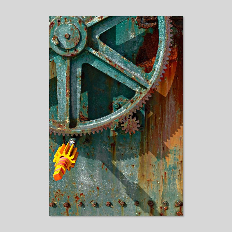 Contrecollage sur papier Hahnemühle Photo Rag Métallique 340g/m²