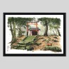 Caisse américaine bois sur papier Hahnemühle Photo Rag Bright White - 310g/m²