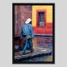 Caisse américaine bois sur papier Hahnemühle Photo Rag Satin - 310g/m²