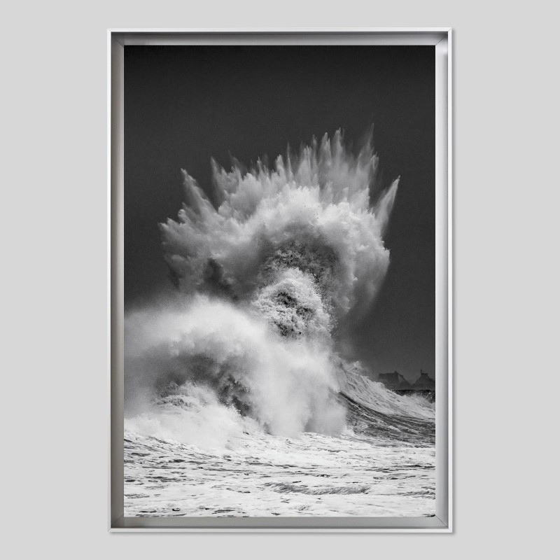 Caisse américaine prestige aluminium sur papier Hahnemühle Photo Baryta Bright White - 325g/m²