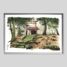 Caisse américaine prestige aluminium sur papier Hahnemühle Photo Rag Bright White - 310g/m²