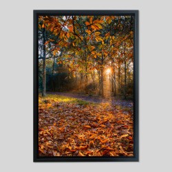 Caisse américaine prestige bois laqué sur papier Canson PhotoSatin - 270g/m²