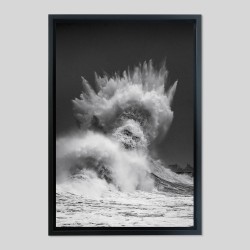 Caisse américaine prestige bois laqué sur papier Hahnemühle Photo Baryta Bright White - 325g/m²