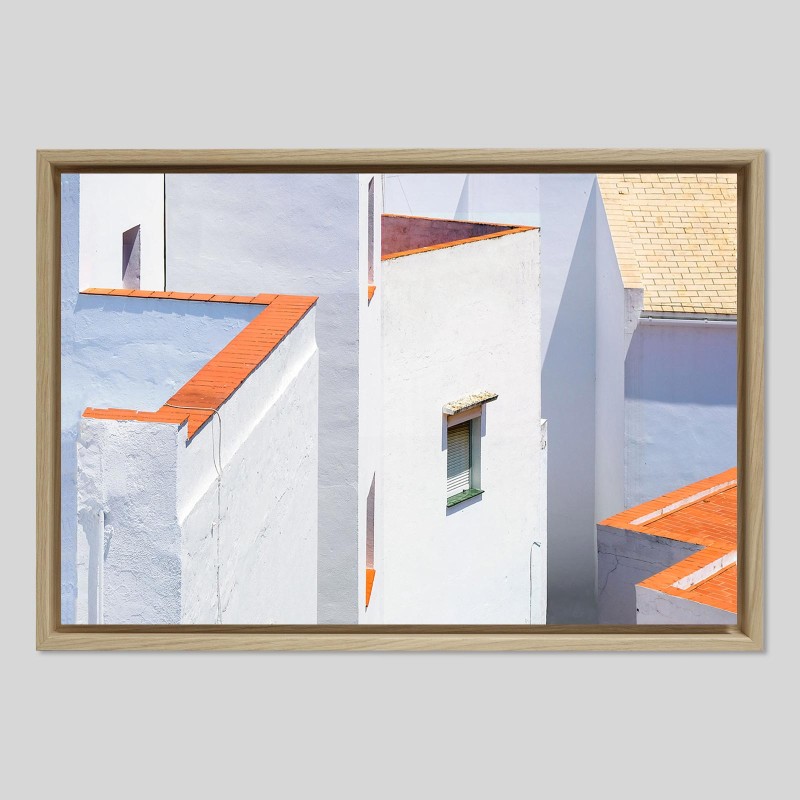 Caisse américaine prestige bois chêne sur papier Hahnemühle Museum Etching - 350g/m²