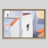 Caisse américaine prestige bois chêne sur papier Hahnemühle Museum Etching - 350g/m²
