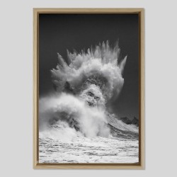 Caisse américaine prestige bois chêne sur papier Hahnemühle Photo Baryta Bright White - 325g/m²