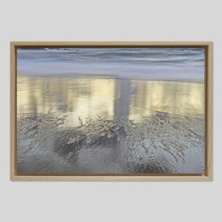 Caisse américaine prestige bois chêne sur papier plastifié aspect brillant