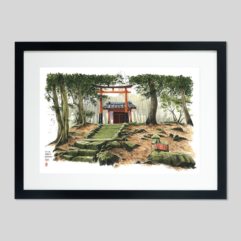 Cadre classique sur papier Hahnemühle Photo Rag Bright White - 310g/m²