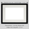 Cadre classique sur papier Hahnemühle Museum Etching - 350g/m²